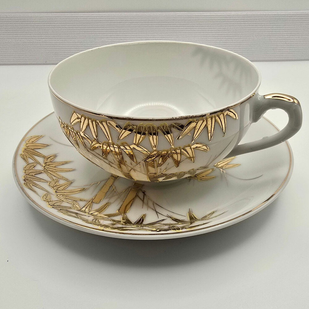 Vtg Japanese cup/ Saucer woman lithophane portrait a geisha read description